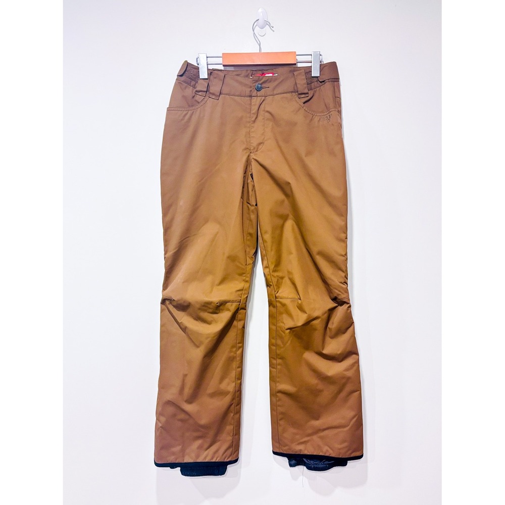 ORAGE Brown ski pants | Waterproof Winter Snowboard | Small
